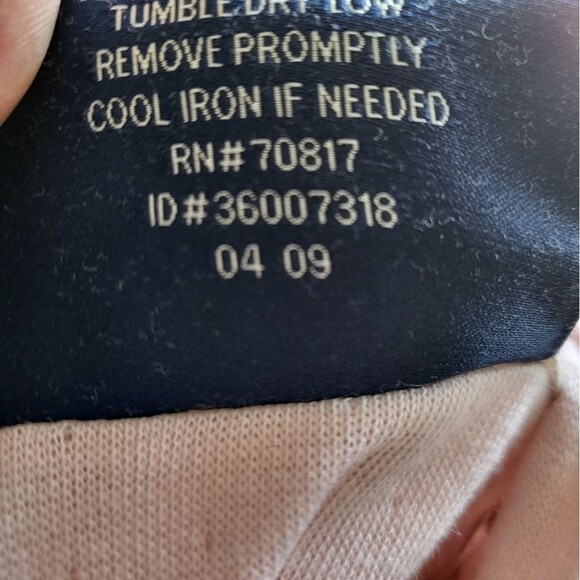 Retired 2009 Love Pink Lightweight Zip Up Hoodie Cotton Blend Pale Pink Blue XS - Picture 9 of 9